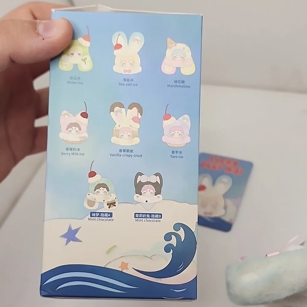 (J5) Lucky Deer Nai Labubu Plush Keychain With Card